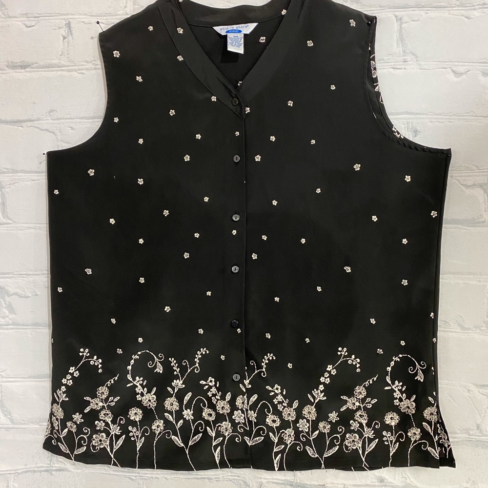 NWOT Ship n’ Shore Button Down Tunic